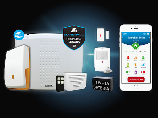 sistema de alarmas de seguridad instalada