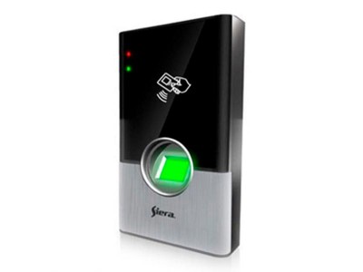 Control de acceso con dedo apoyando